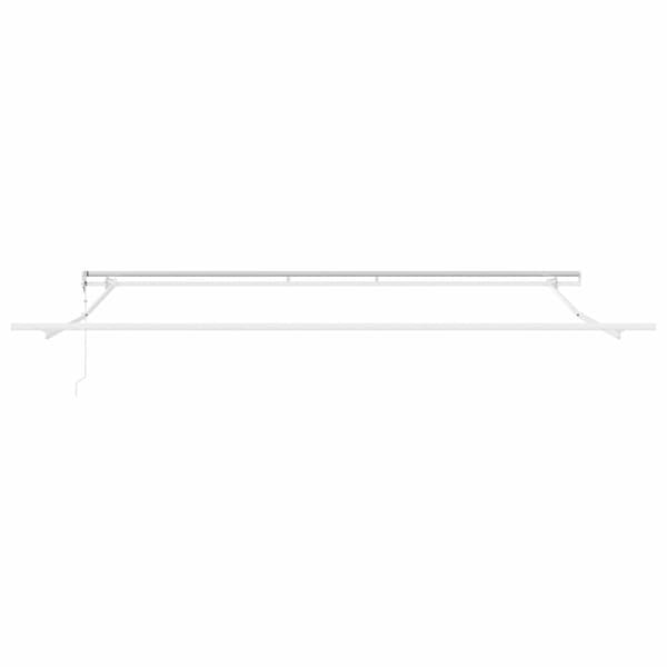 Markisram Vit 400 × 350 cm Aluminium