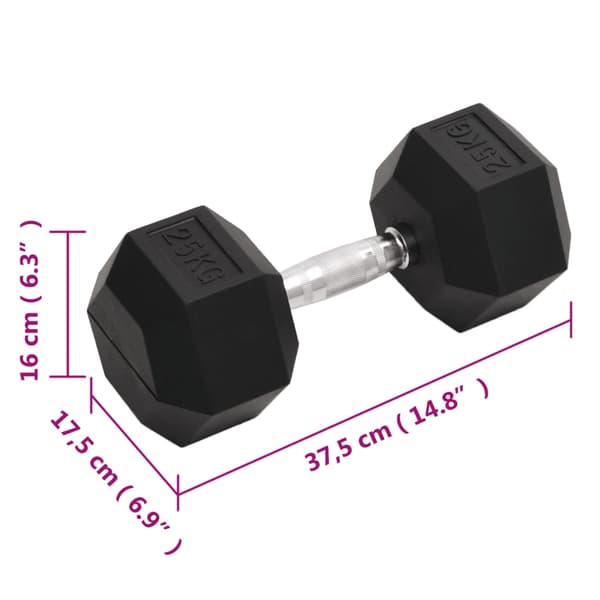 Hantel 25 kg gjutjärn