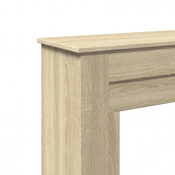 Spiselkrans sonoma-ek 90x30x90 cm konstruerat trä