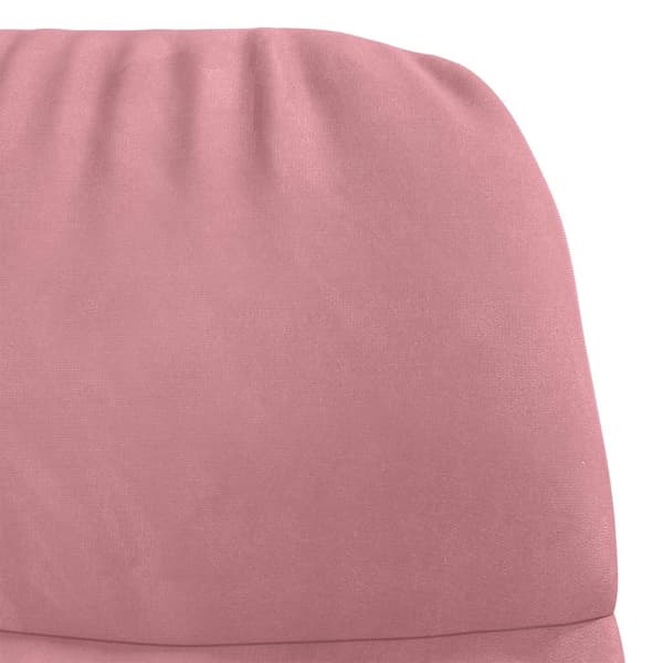 Gungstol rosa sammet