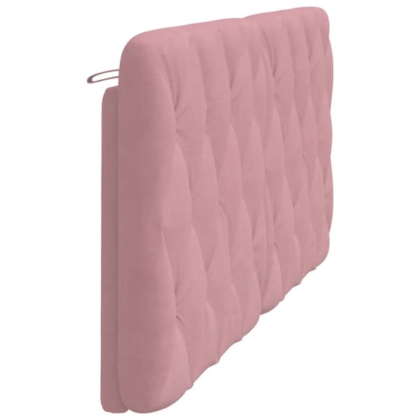 Headboard Cushion Pink 180 cm Velvet