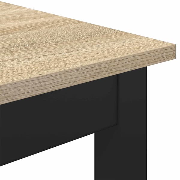 Matbord 140 x 80 x 75 cm METALL Rektangulär
