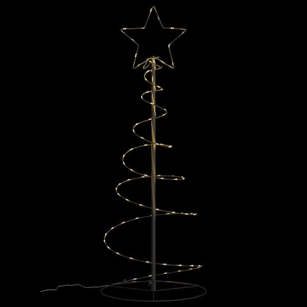 LED julgran 80 LEDs varmvit 120 cm