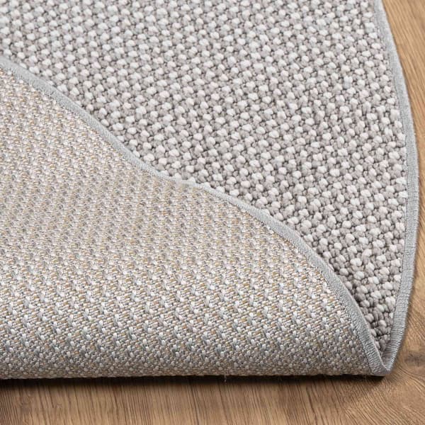 Inomhusmatta LUGO Krämfärgad och grå Ø 160 CM Polyester