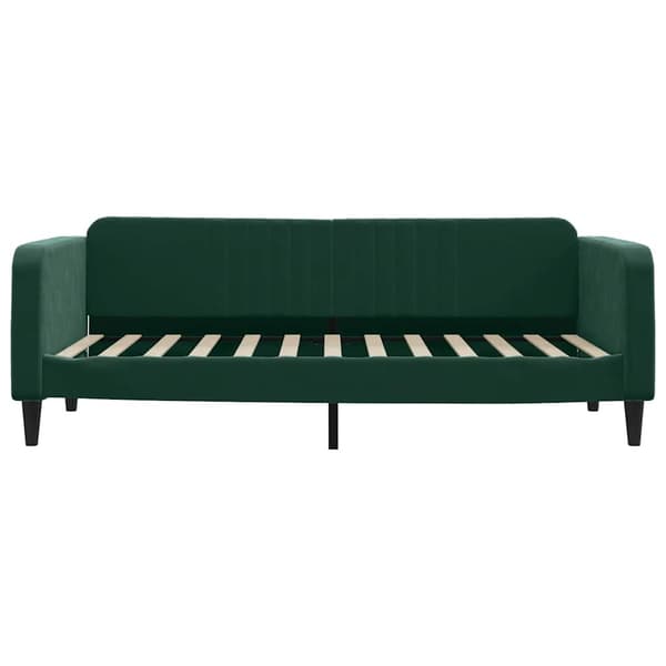 Dagbädd mörkgrön 90x200 cm sammet