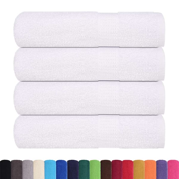 Duschhanddukar FROGN 4 st vit 70x140 cm 360 gsm