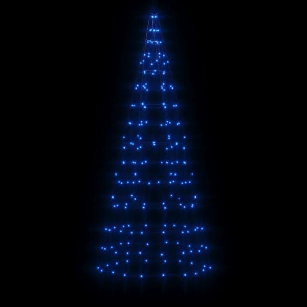 LED julgran 200 LED blå 180 cm