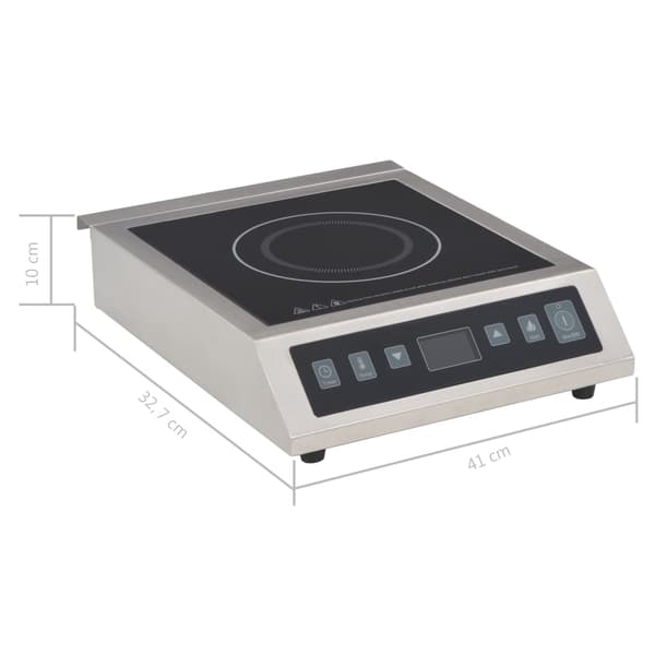 Induktionsplatta med touch-display 3500 W