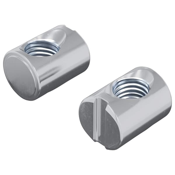 Fatmutter 2 pcs Silver M6 x 13 mm Järn