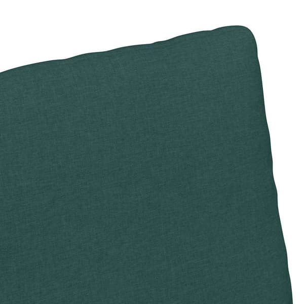 Matstolar 2 pcs Mörkgrön 57 x 67 x 98 cm tyg