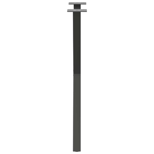 Matbordsben X-formade 2 st antracit 57x(72-73) cm stål
