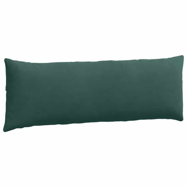Sofakuddar 2 pcs Mörkgrön 120 x 40 cm Kordread tyg