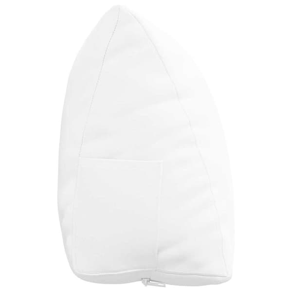 Ryggkudde Vit 60 x 20 x 50 cm tyg