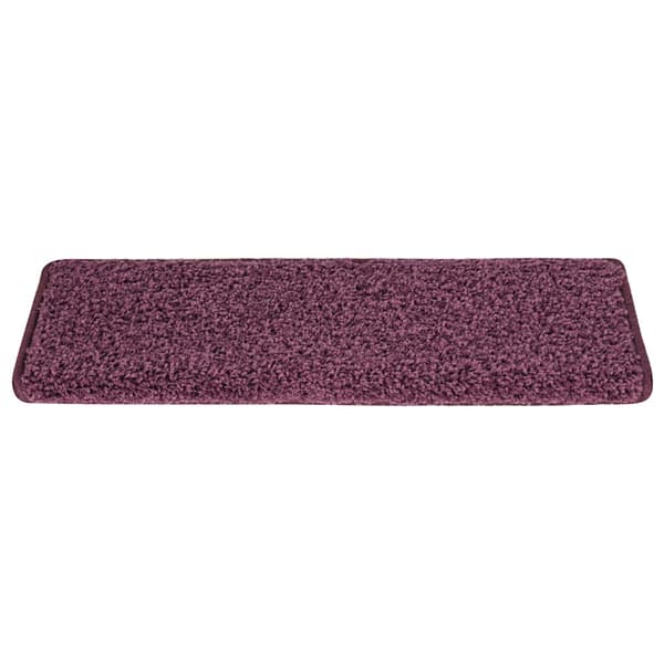 Trappmattor 30 st 65x21x4 cm mörklila rektangulär kant