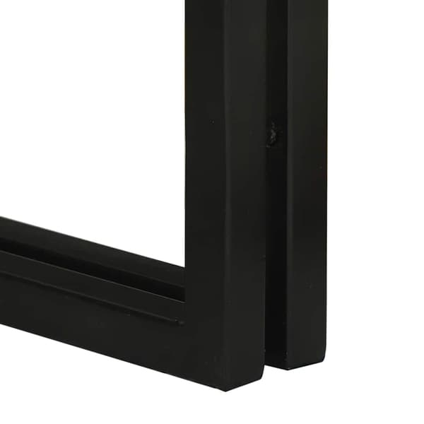 Nestingbord 3 pcs Massivt återvunnet trä och metall