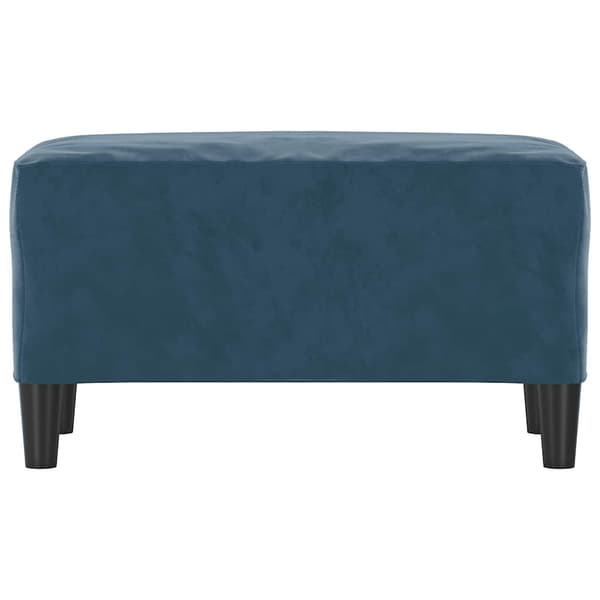 Bänk blå 70x35x41 cm sammet