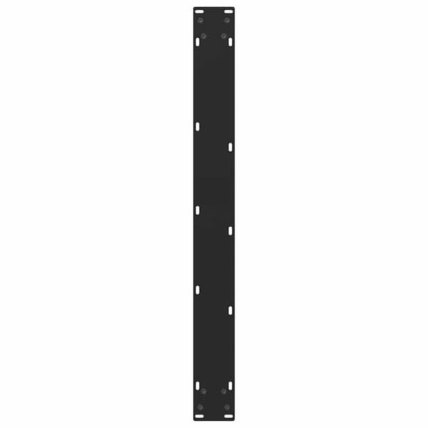 Matbordsben svarta 2 st 80x(72-73) cm stål
