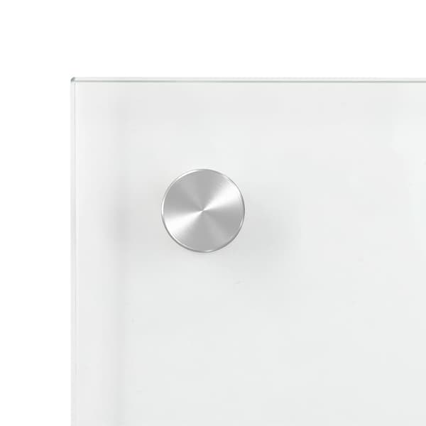 Stänkskydd transparent 80x60 cm härdat glas