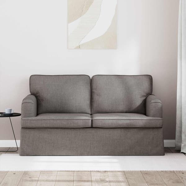 Soffa Taupe 144 x 80 x 85 cm tyg