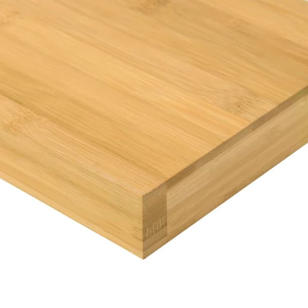 Vägghylla 80x20x4 cm bambu