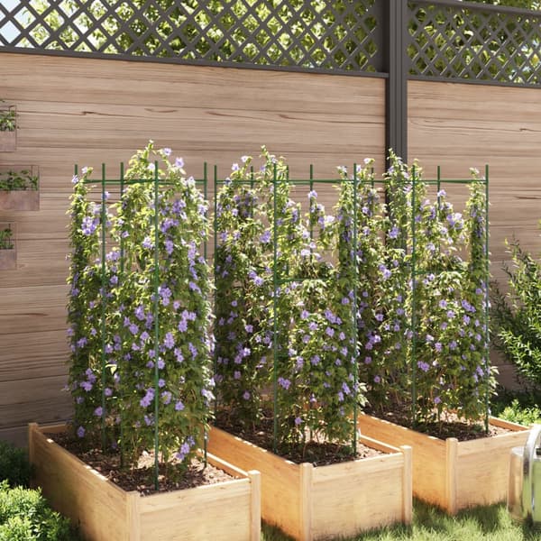 Tomatburar 6 st 116 cm stål och PP