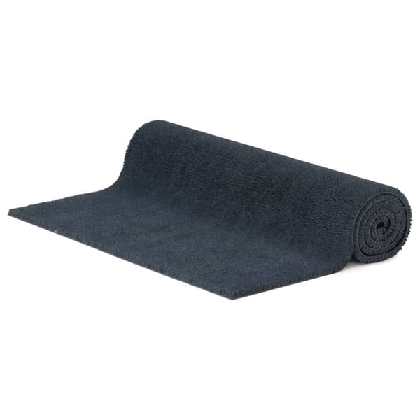 Dörrmatta mörkgrå 100x200 cm tuftad kokos