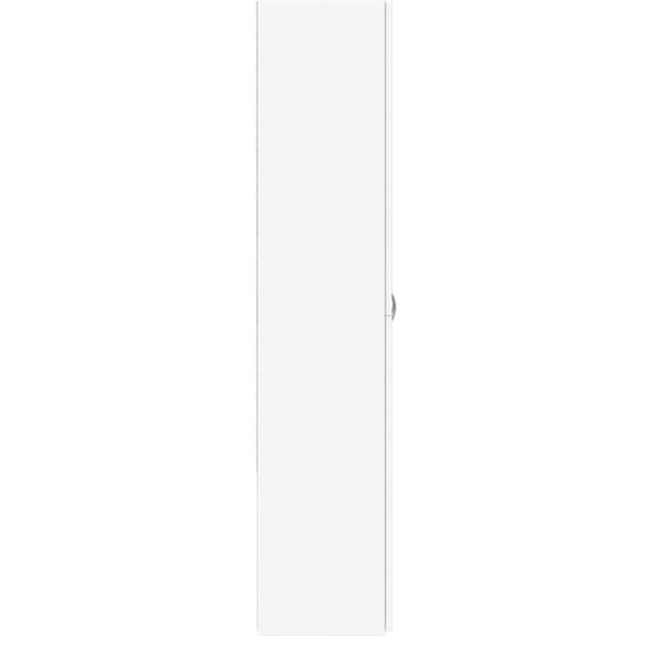 Dokumentskåp vit 60x32x153 cm konstruerat trä