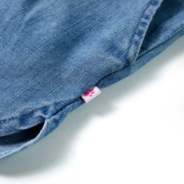 Barnshorts denimblå 116