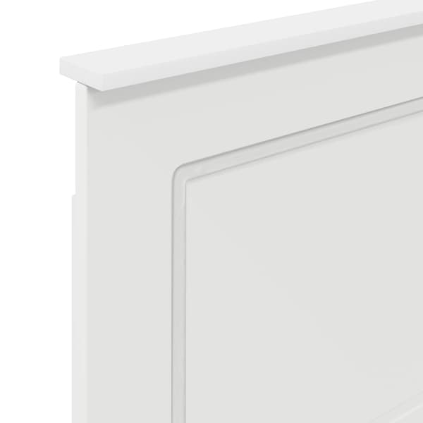 Huvudgavel Vit 100 cm Konstruerat trä