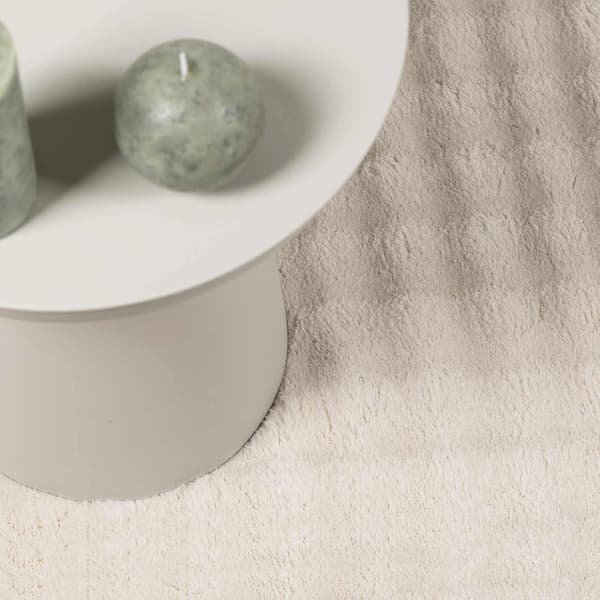 Områdesmattor Rektangulär SIROLO Beige 200 x 80 cm Polyester
