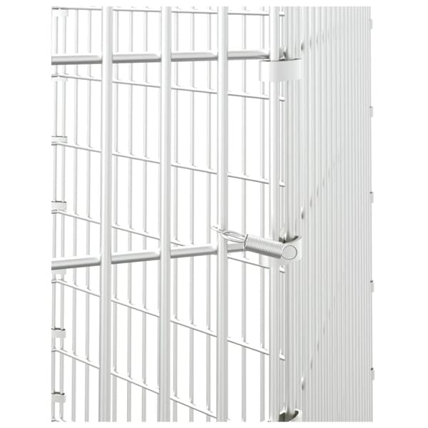 Husdjursbur 6-panel 54x80 cm galvaniserat järn