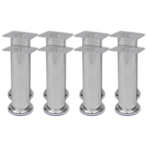 Runda soffben 8 st krom 180 mm