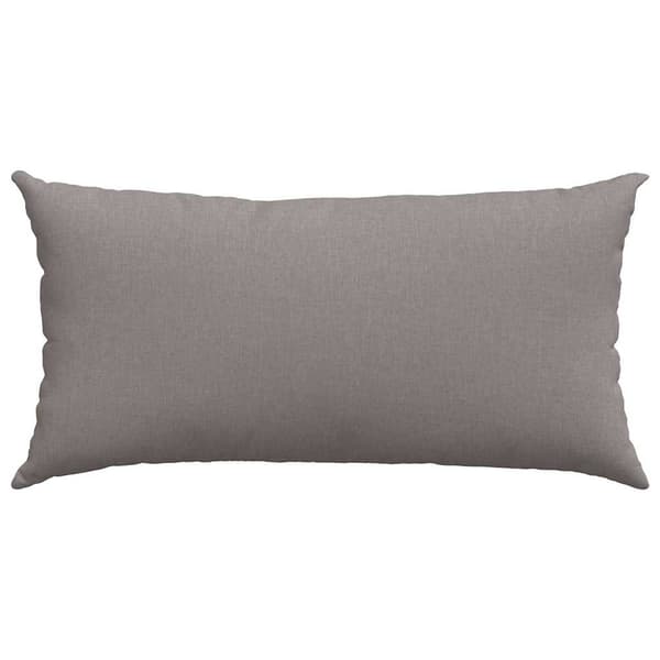 Sofakuddar 2 pcs Taupe 80 x 40 cm tyg