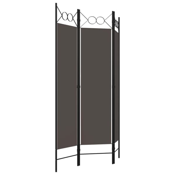 Rumsavdelare 3 paneler antracit 120x180 cm