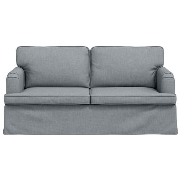 Soffa Ljusgrå 162 x 80 x 85 cm tyg