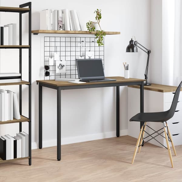 Matbord 110 x 55 x 75 cm METALL Rektangulär