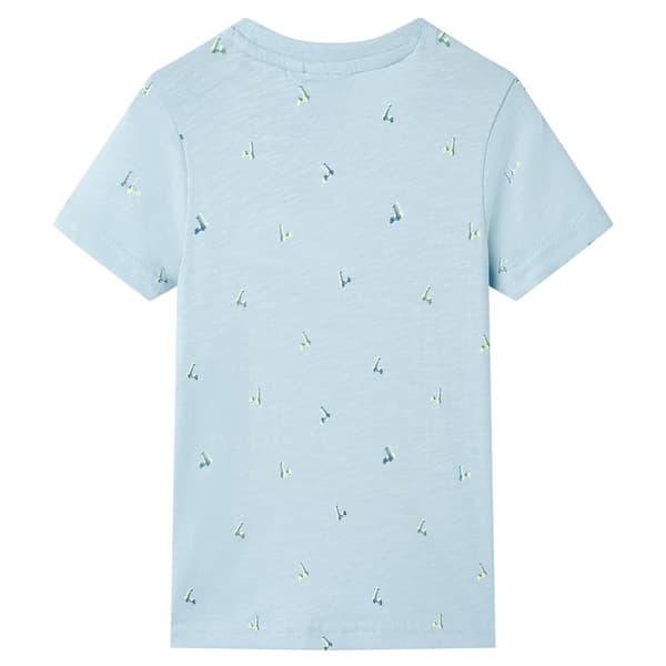 T-shirt för barn ljusblå 104
