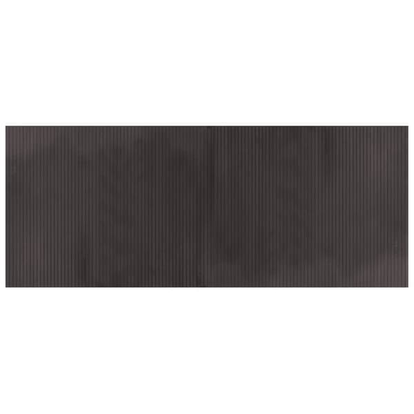 Matta rektangulär mörkbrun 80x200 cm bambu