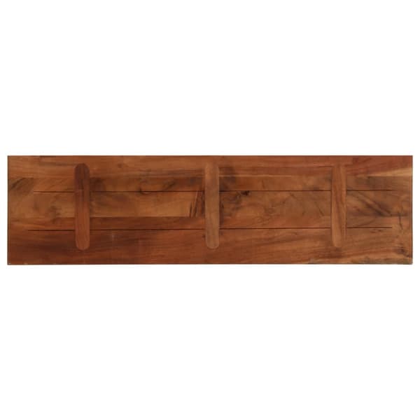 Bordsskiva 110x30x3,8 cm rektangulär massivt återvunnet trä