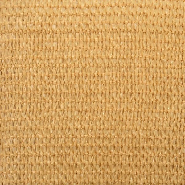 Solsegel 160 g/m² rektangulär sand 3x4 m HDPE