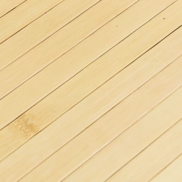 Matta rektangulär ljus naturlig 60x1000 cm bambu