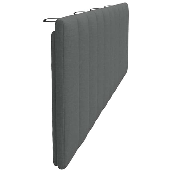 Headboard Cushion "Hanko" Dark Grey 180 cm Fabric