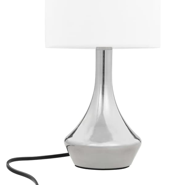 Bordslampor 2 st touch-knapp vit E14