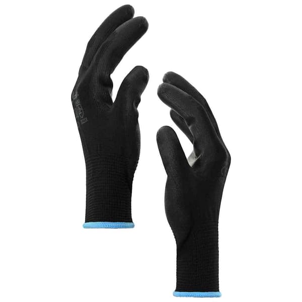 Arbetshandskar 12 pcs Svart 9 / l Polyester