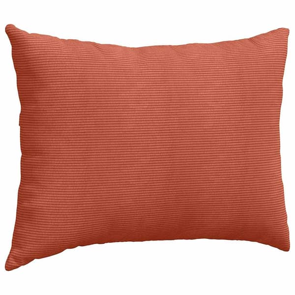 Sofakuddar 2 pcs Röd orange 70 x 50 cm Kordread tyg