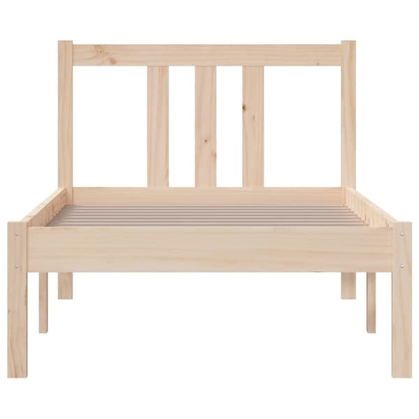 Sängram massivt trä 75x190 cm