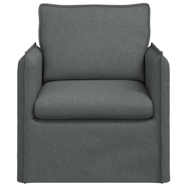 Soffa Mörkgrå 75 x 82 x 85 cm tyg