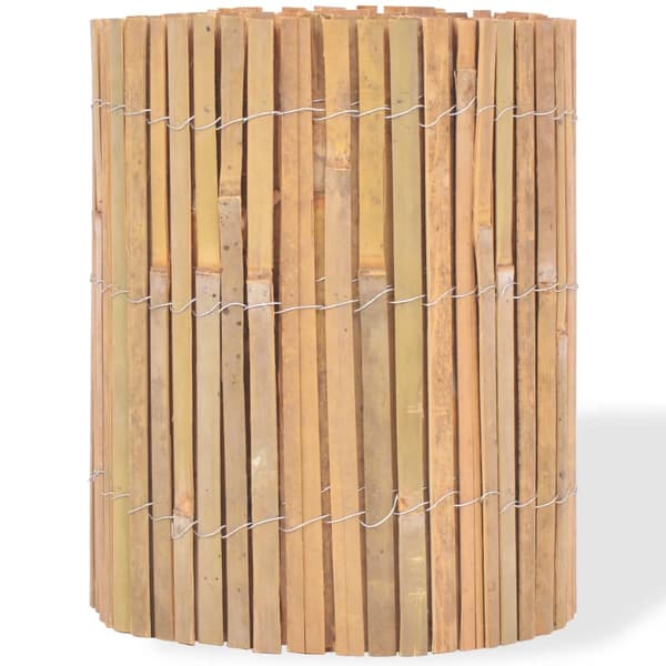 vidaXL Stängsel bambu 1000x30 cm