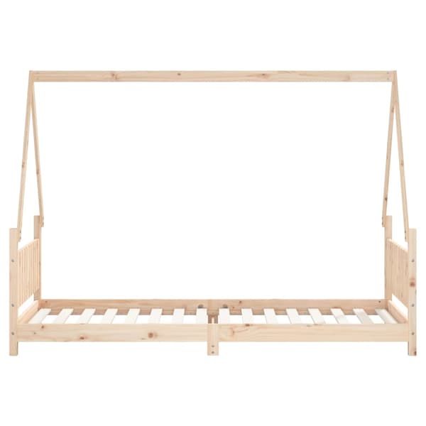 Sängram för barnsäng 80x200 cm massiv furu