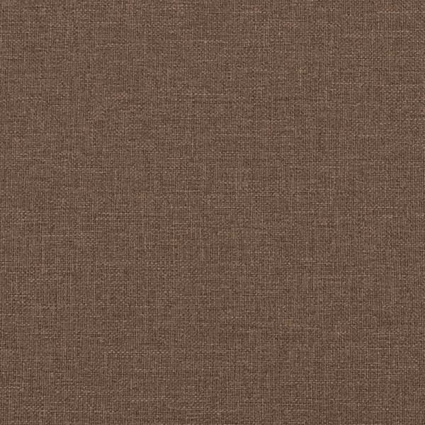 2-sitssoffa brun 120 cm tyg